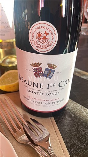 Borgoña No especificado Premier Cru Lycée Viticole Montée Rouge 2020