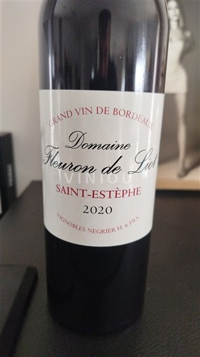 Bordeaux Saint-Estèphe Domaine Fleuron de Liot 2020