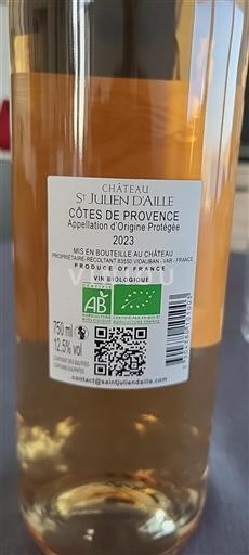 Provenza Château St Julien Aille 2023