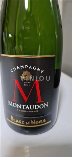 Champagne Sâm-panh Montaudon Blanc de Noirs Không niên vụ