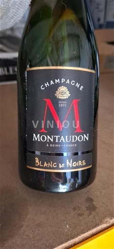 Šampanja Šampanjec Montaudon Blanc de Noirs Neleten.