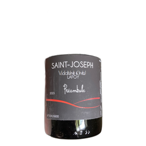 Rhône Valley Saint-Joseph Domaine Yves Lafoy Préambule 2023