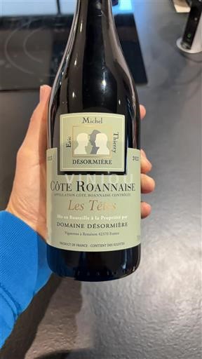 Loiren laakso Côte-roannaise Domaine Desormière Les Têtes 2023