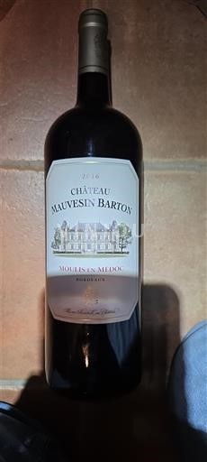 Bordeaux Moulis-en-Médoc Château Mauvesin Barton 2016