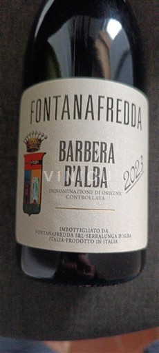 Piedmont Wines Barbera d'Alba Fontanafredda 2021