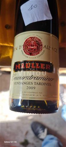Alsace Hauller Gewurztraminer Vendanges Tardives 2009