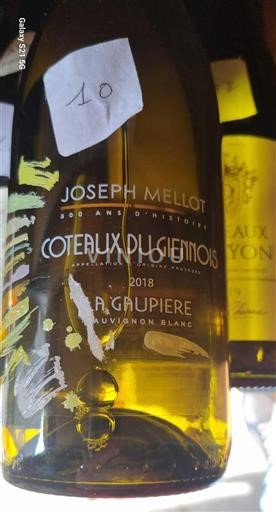 Loire-dalen Coteaux-du-Giennois Joseph Mellot La Gaupière 2018