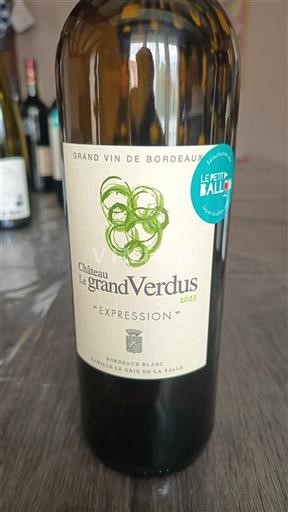 Bordeaux Le Grand Verdus Expression 2023