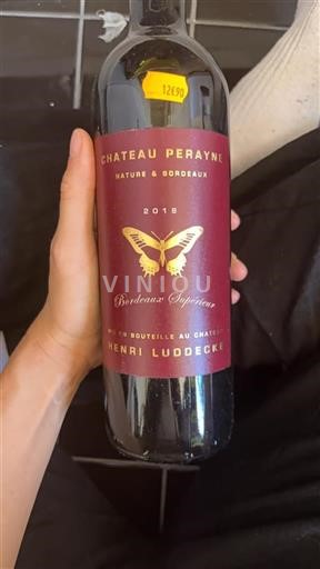 Bordeaux Bordeaux superiore Château Pérayne 2018