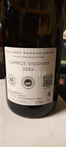 Alpit ja Rhônen maat Rhodanien rinteet Claimont Caprice Viognier 2024
