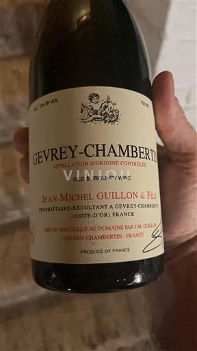 Bourgogne Gevrey-chambertin Jean-Michel Guillon & Fils 2021 Non Millésimé