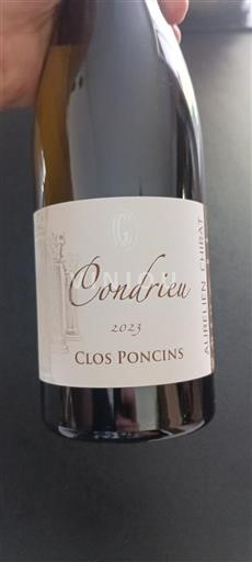 Thung lũng Rhône Condrieu Domaine Aurélien Chirat Clos Poncin 2023