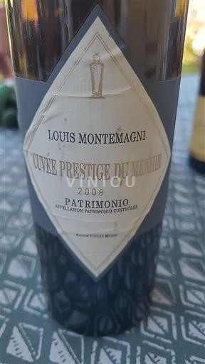 Korsika Patrimonio Louis Montemagni Prestige du Menhir 2008