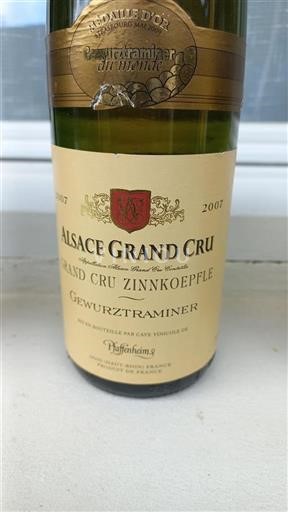 Alsace Alsace Grand Cru Grand Cru Pfaffenheim Zinnkoepfle 2007