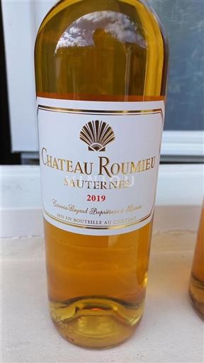 Bordeaux Sauternes Château Roumieu 2019