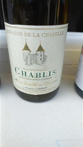 Burgundi Chablis Domaine La Chapelle 2008