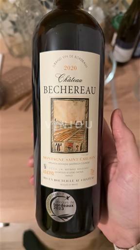 Bordeaux Montagne-saint-émilion Château Bechereau 2020