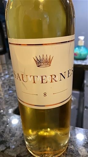 Bordeaux Sauternes Château 8 Yquem Niet-geïntegreerd