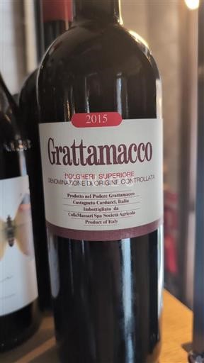 Toscana Bolgheri Podere Grattamacco Grattamacco Superiore 2015