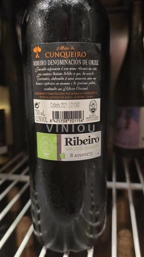 Galicia O Ribeiro Bodegas Cunqueiro Mais de Cunqueiro 2021