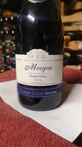 Vin Rouge sec Grand Cras Maison Colin Seguin 2020 France Beaujolais Morgon AOC