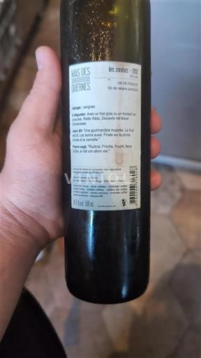 Linguadoca Non specificato Mas des Quernes Les Zinzins 2012