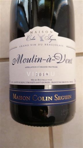Beaujolais Moulin-à-vent Maison Colin Seguin 2019