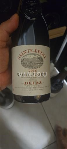 Rhône-dalen Saint-Joseph Delas Sainte-Épine 2016