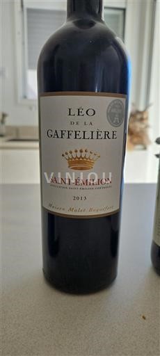 Bordeaux Saint-Émilion Léo de La Gaffelière 2013