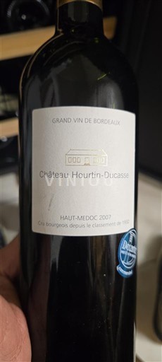 Bordeaux Haut-Médoc Cru Bourgeois Château Hourtin-Ducasse 2007