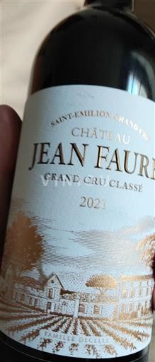Bordeaux Saint-Émilion Grand Cru Château Jean Faure 2021