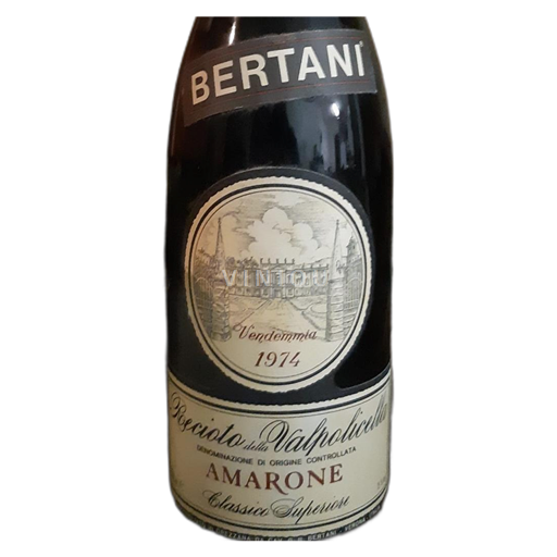 Vénétie Veneto Bertani Recioto della Valpolicella Amarone 1974