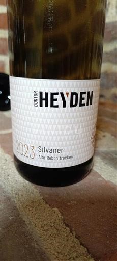 Rheinhessen Không được chỉ định Doktor Heyden Silvaner 2023