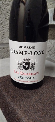 Rhônen laakso Ventoux Domaine Champ-Long Les Essareaux 2022