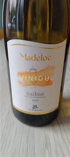 Roussillon Collioure Terres des Templiers Madeloc 2024