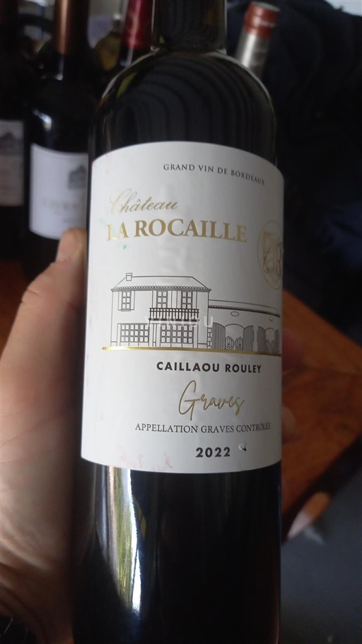 Bordeaux Graves Château La Rocaille Caillaou Rouley 2022