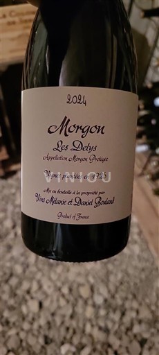 Beaujolais Morgon Vins Météoré et David Beaufort Les Délys 2021