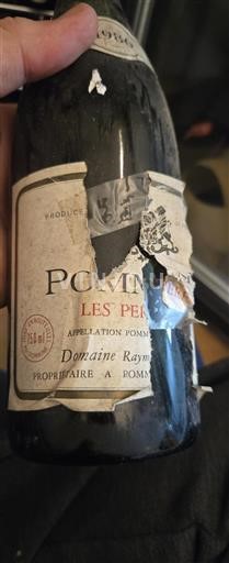 Borgoña Pommard Domaine Raymond Les Perrières 1986