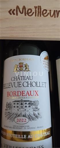 Bordeaux Château Bellevue Chollet 2022
