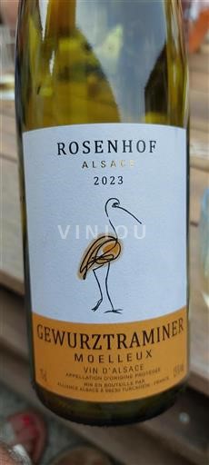 Elzas Niet gespecificeerd Grand Cru Rosenhof 2023