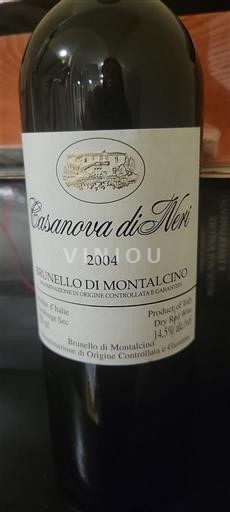 Toscana Brunello di Montalcino. Casanova di Neri 2004