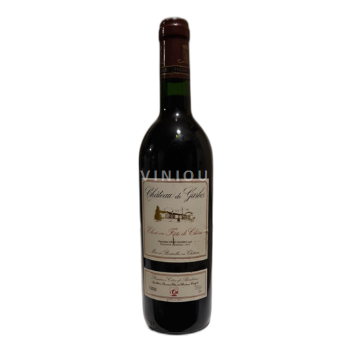 Bordeaux Premières Côtes de Bordeaux Château de Garbes 1996
