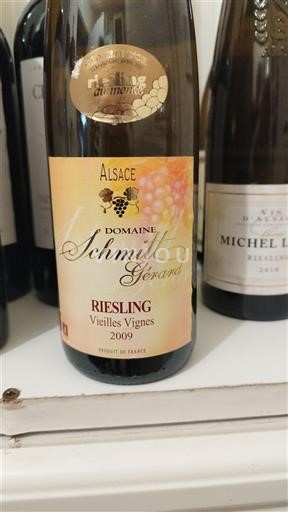 Alsace Grand Cru Domaine Schmitt Gérard Vieilles Vignes 2009