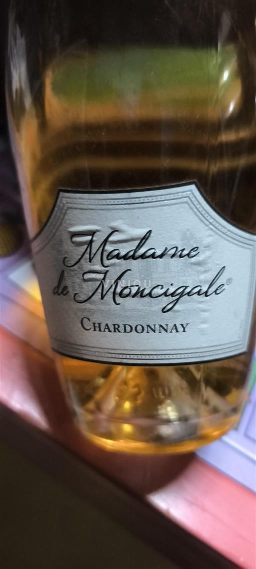Languedoc Ospecificerad Madame de Moncigale Chardonnay Icke årgångsbetecknad