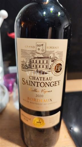 Bordeaux Château Saintongey Vieilles Vignes 2020