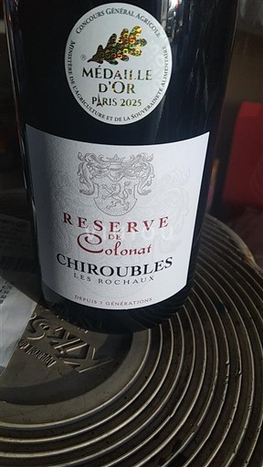 Beaujolais Chiroubles Solonat Réserve Les Rochaux 2024