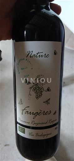 Languedoc Faugères Domaine Raymond Roque Nature 2024