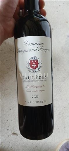 Languedoc Faugères Domaine Raymond Roque La Trisaïeule 2022