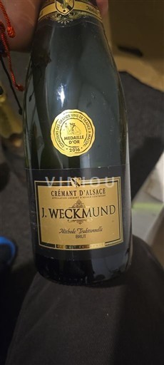 Alsace Crémant d'Alsace J. Weckmund 2016