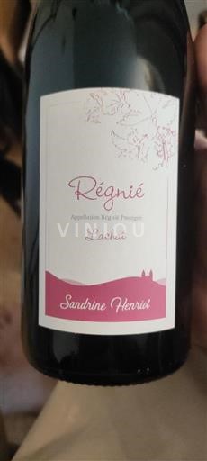 Beaujolais Régnié Sandrine Henriot Lachat 2021
